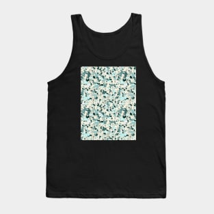 Broken Camo Teal Tank Top